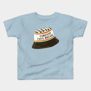 French Chequered Bucket Hat Kids T-Shirt